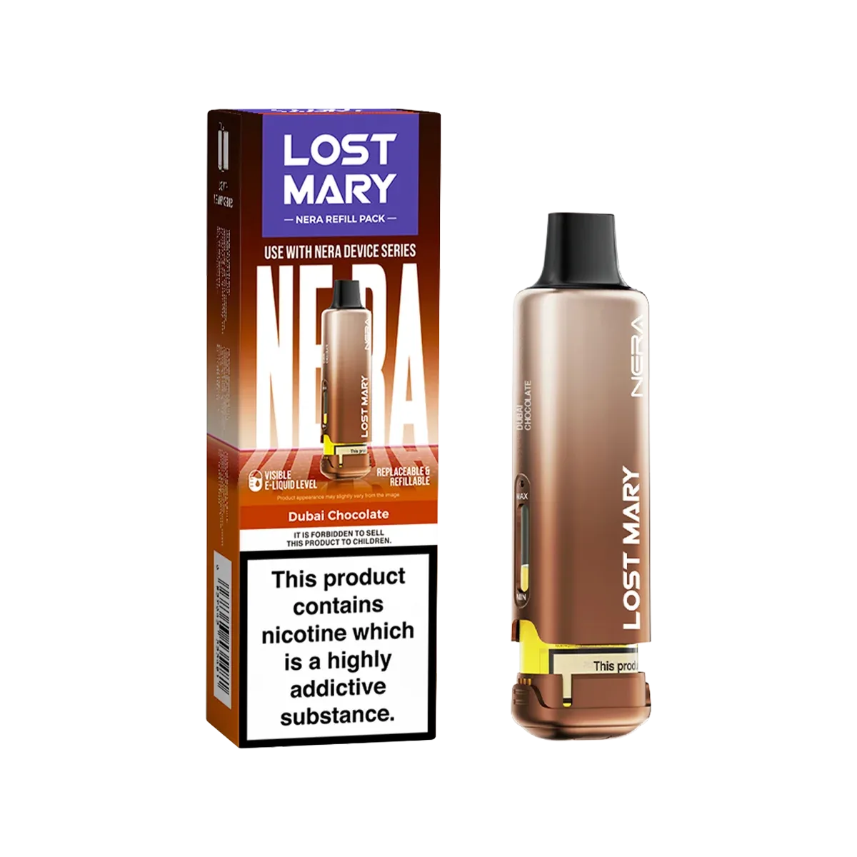 Dubai Chocolate Lost Mary NERA15K Refill Pack