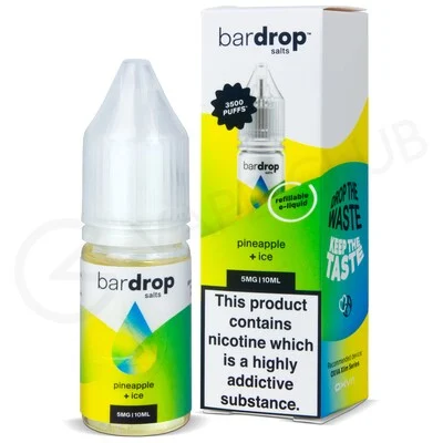 Pineapple Ice Nic Salt E-Liquid by Bar Drop Salts