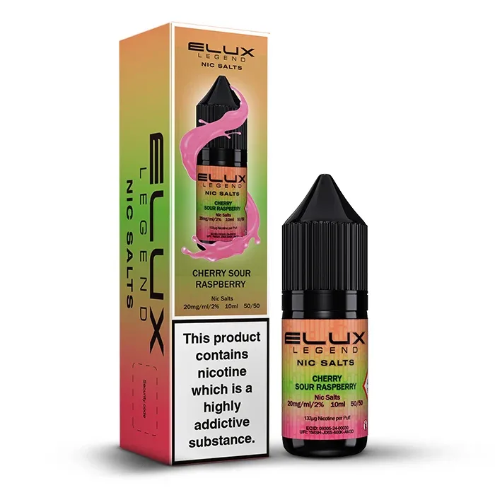 Elux - Legend Nic Salts 10ml - Cherry Sour Raspberry