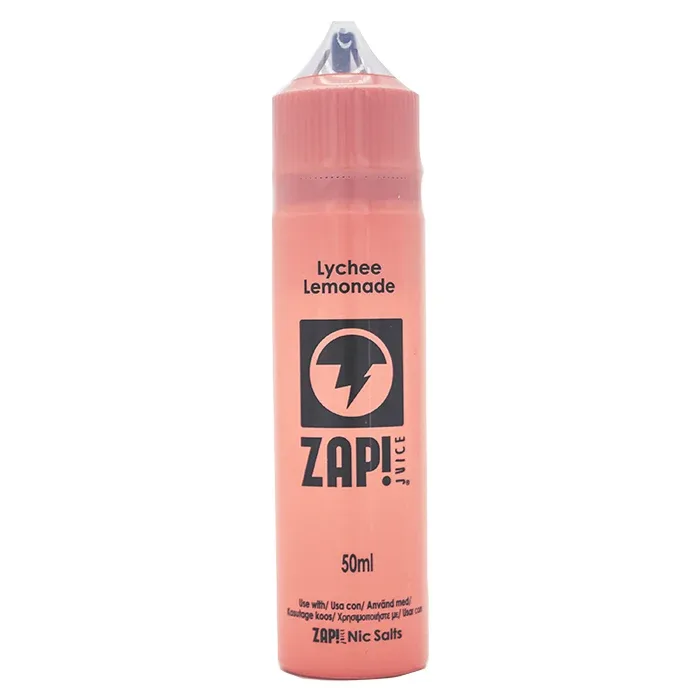 Lychee Lemonade 50ml Shortfill E-Liquid by Zap! - Image 2