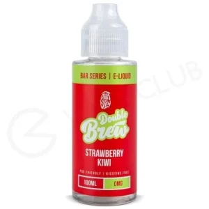Strawberry Kiwi Shortfill E-Liquid by Double Brew Bar Series 100ml