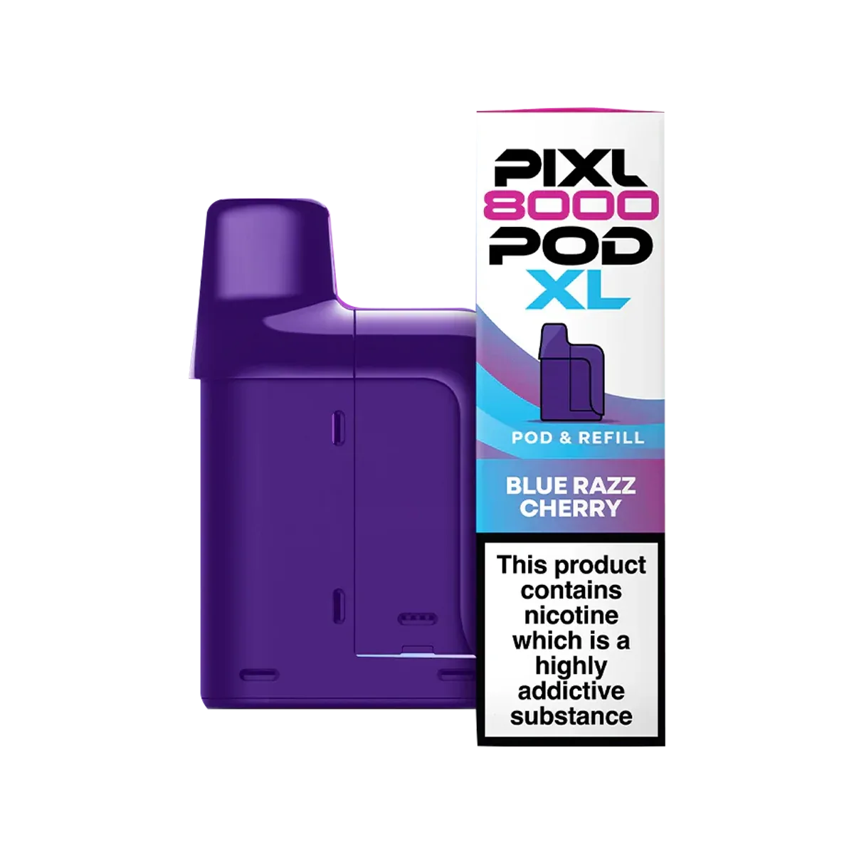 Blue Razz Cherry Pixl 8000 Refill Pack