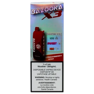 Bazooka X3 Strawberry Kiwi 2ml 20mg