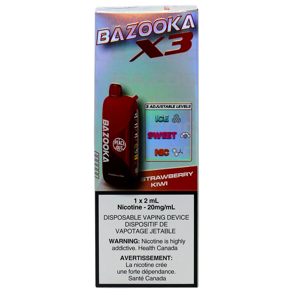 Bazooka X3 Strawberry Kiwi 2ml 20mg