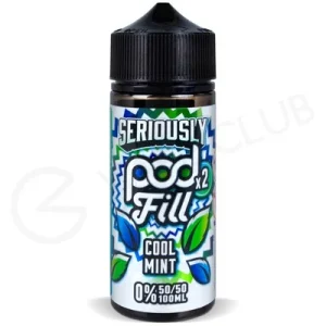 Cool Mint Shortfill E-Liquid by Seriously Pod Fill x2 100ml