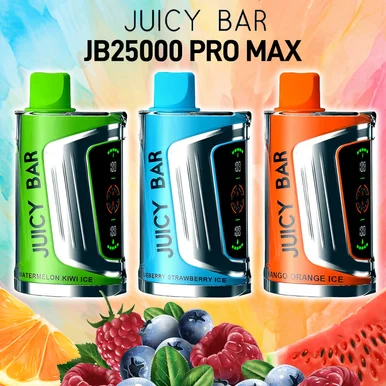 JUICY BAR JB25000 PRO MAX 5% NICOTINE 25,000 PUFFS DISPOSABLE VAPE