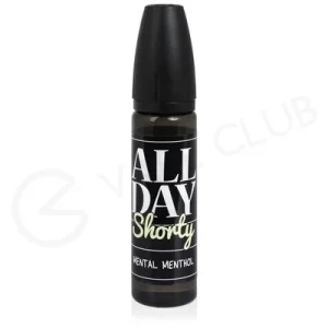 Mental Menthol Shortfill E-Liquid by All Day Shorty 50ml