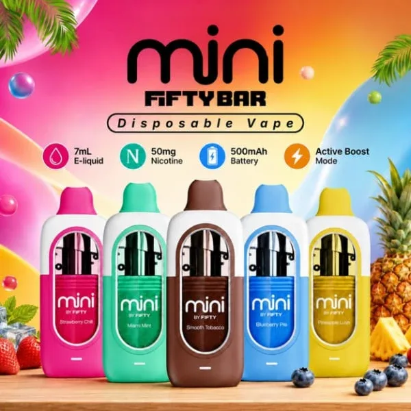 Fifty Bar Mini 6500 Puffs Disposable Vape