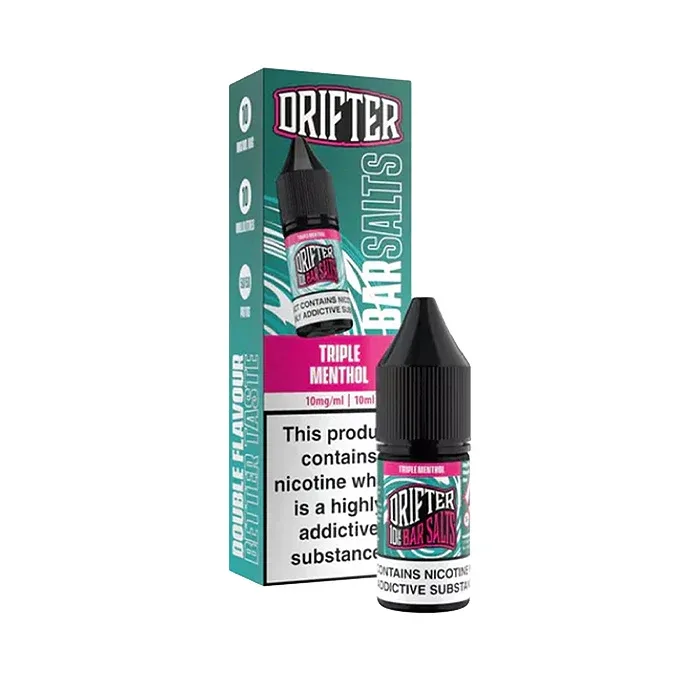 Triple Menthol Nic Salt E-Liquid by Drifter Bar