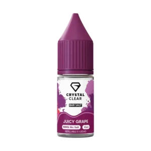 Crystal Clear Nic Salt Eliquid 10ml - Juicy Grape