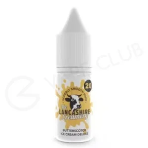 Butterscotch Ice Cream Deluxe Nic Salt E-Liquid by The Lancashire Creamery