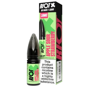 Apple Sour Strawberry by Riot X Nic Salts