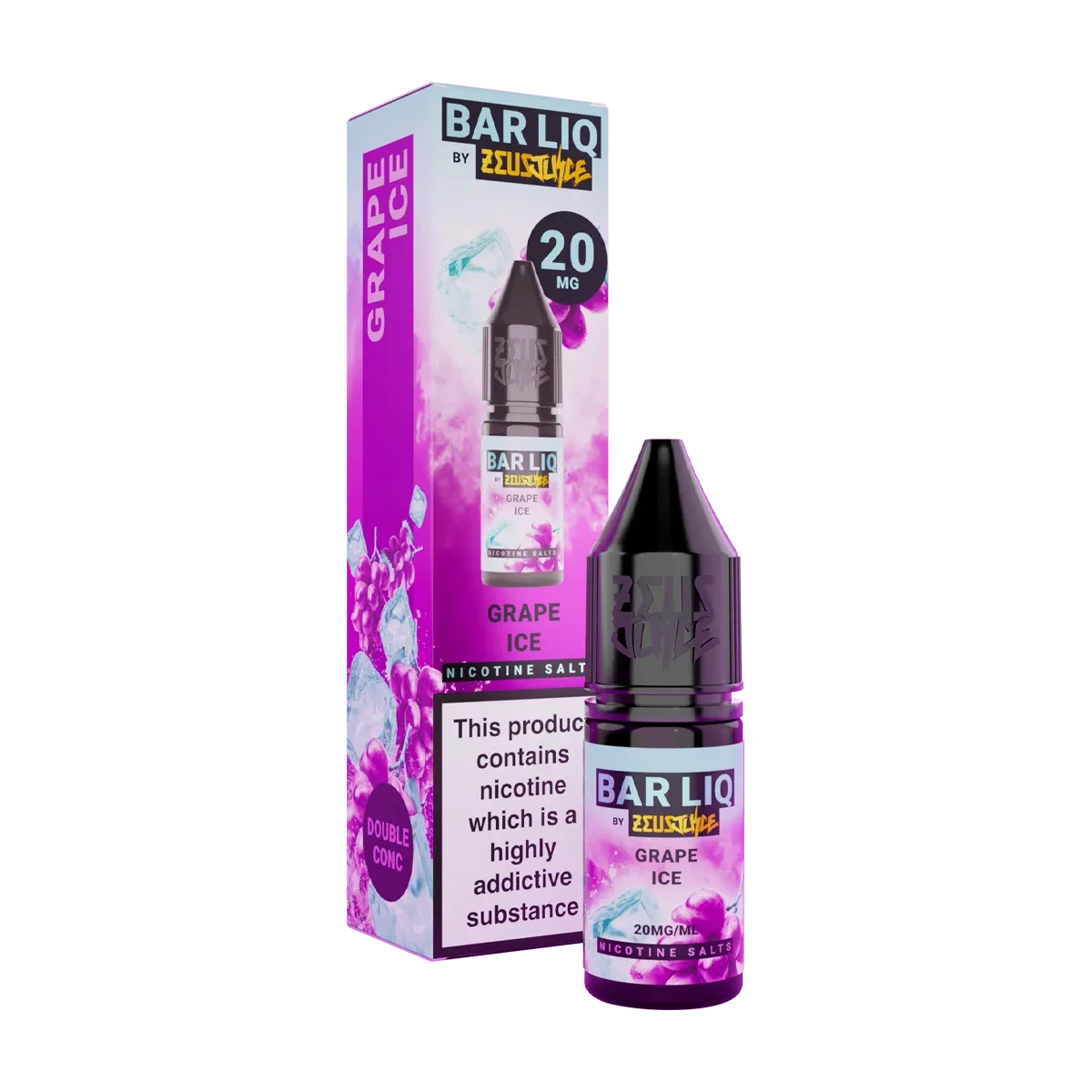 Grape Ice Zeus Juice Bar Liq Nic Salt