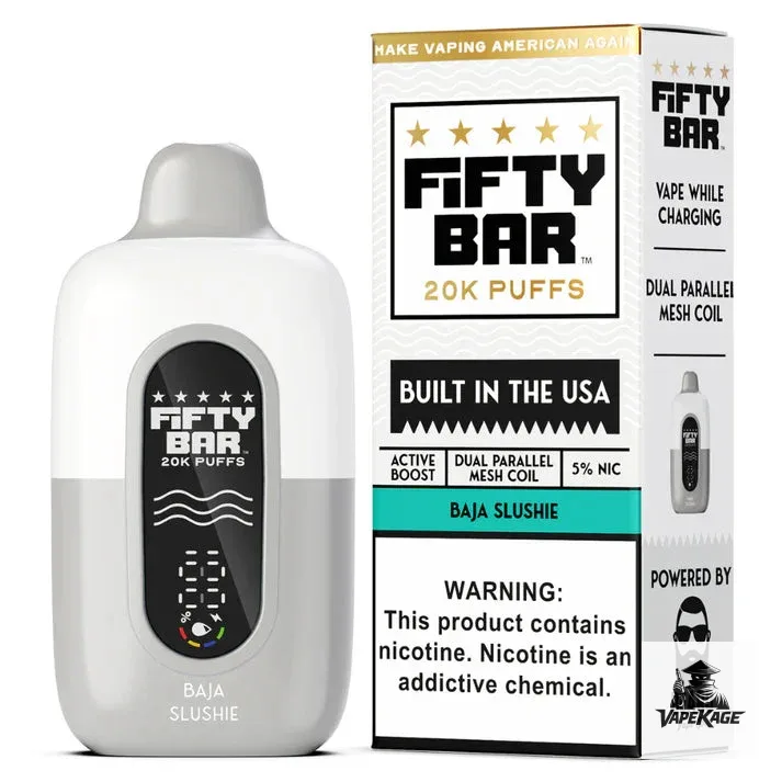 Fifty Bar White Series 20K Disposable Vape