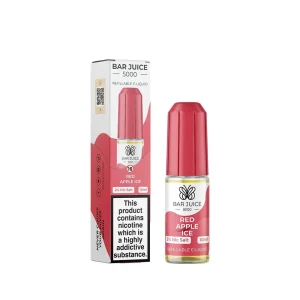 Red Apple Ice by Bar Juice 5000 Nic Salts
