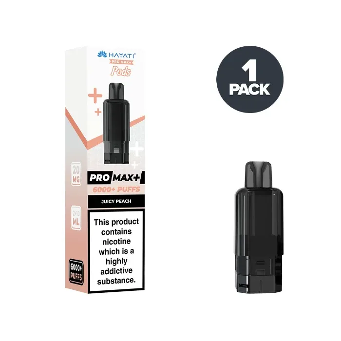 Juicy Peach Hayati Pro Max Plus Prefilled Pods