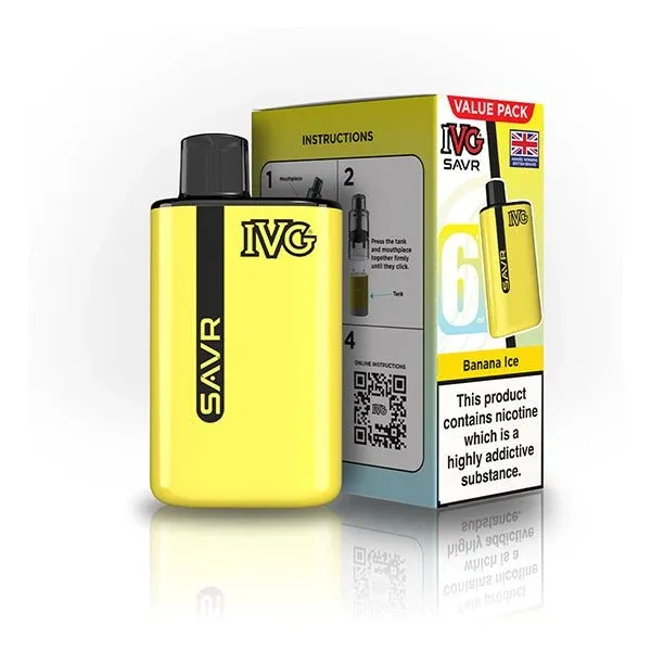 IVG SAVR Pre Filled Vape Pod Kit - Image 2