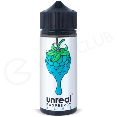 Blue Shortfill E-Liquid by Unreal Raspberry 100ml