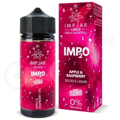 Apple & Raspberry Shortfill E-Liquid by Imp2O 100ml