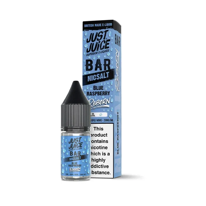 Blue Raspberry Nic Salt E-Liquid by Just Juice Bar Reborn