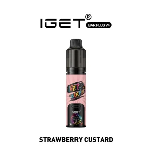 iGET Bar Plus Kit V4 (15000 Puffs) - Strawberry Custard