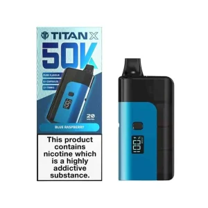Titan X 50K Big Puff Vape Kit – 20mg Prefilled Pod Device