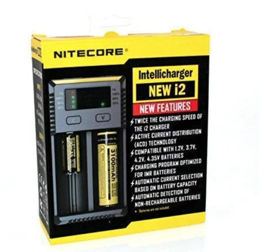 Nitecore I2 Charger for E Cigarettes (New 2017 Version) Intelligent Charger - Image 2