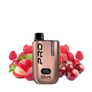 IVG PRO Strawberry Raspberry Cherry Starter Kit – 40,000 Puffs with 2×10ml Prefilled Pods