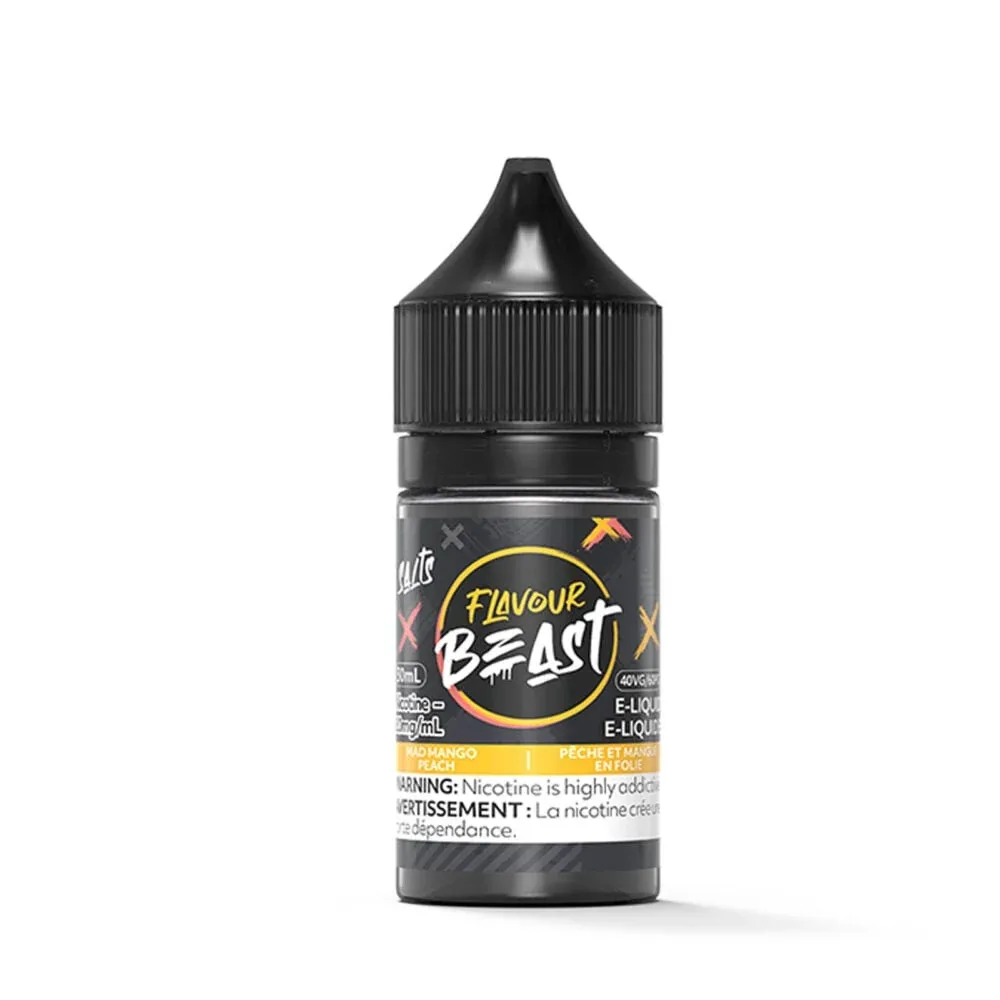 Flavour Beast Mad Mango Peach 30ml Nicotine Salt eLiquids