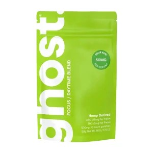 Ghost Wellness Blend Focus/Daytime Gummies 500MG | 10COUNT