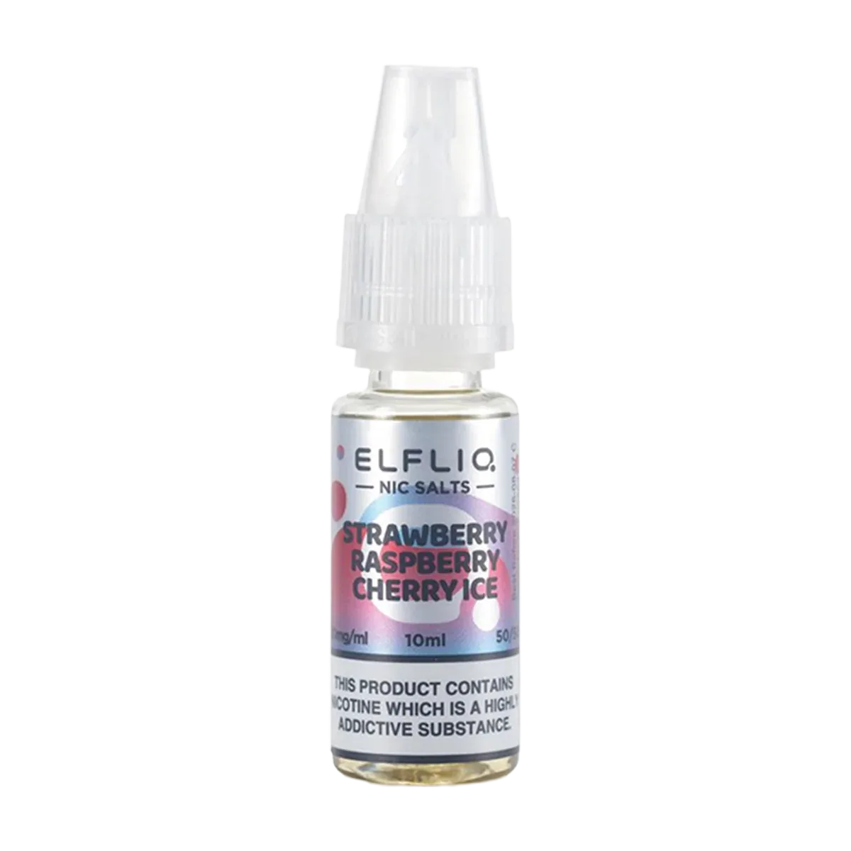 Strawberry Raspberry Cherry lce Elfliq Nic Salt by Elfbar - 10ml