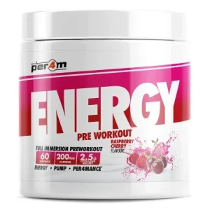 Per4m Energy Pre Workout - 390g - Raspberry Cherry