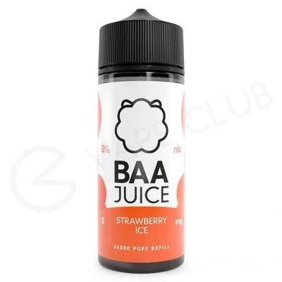 Strawberry Ice Shortfill E-Liquid by Baa Juice 100ml
