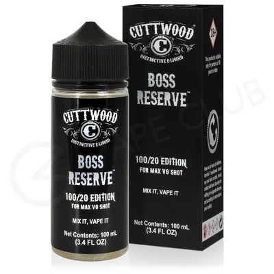 Boss Reserve Shortfill E-Liquid by Cuttwood 100ml
