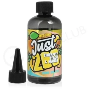 Pineapple Peach & Mango Just 200 Shortfill E-Liquid by Joe's Juice 200ml