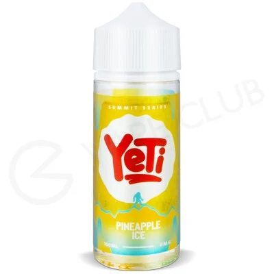 Pineapple Ice Shortfill E-Liquid by Yeti Summit Series 100ml