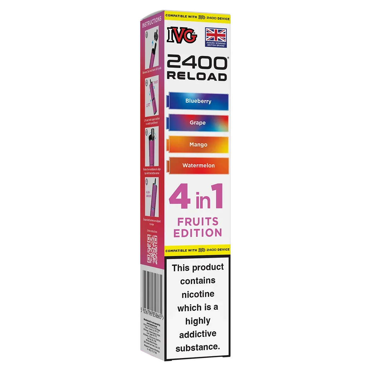 Fruits Edition IVG 2400 Refill Pods