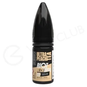 Ultra Peach Tea E-Liquid by Riot Salt Black Edition