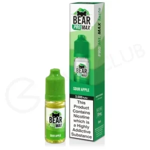 Sour Apple Nic Salt E-Liquid by Bear Pro Max