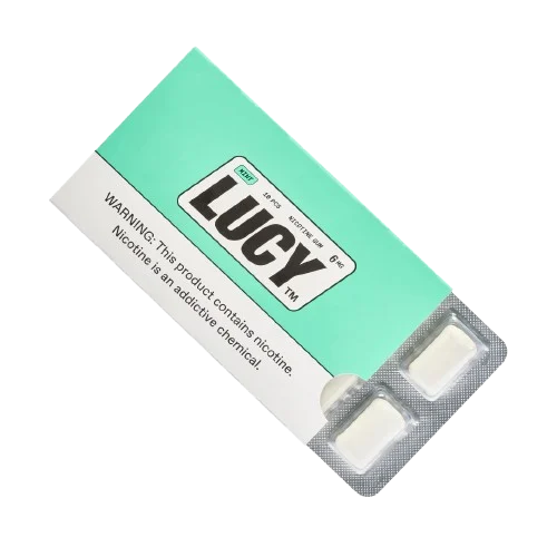 Lucy Nicotine Gum 10-Piece Blister Pack