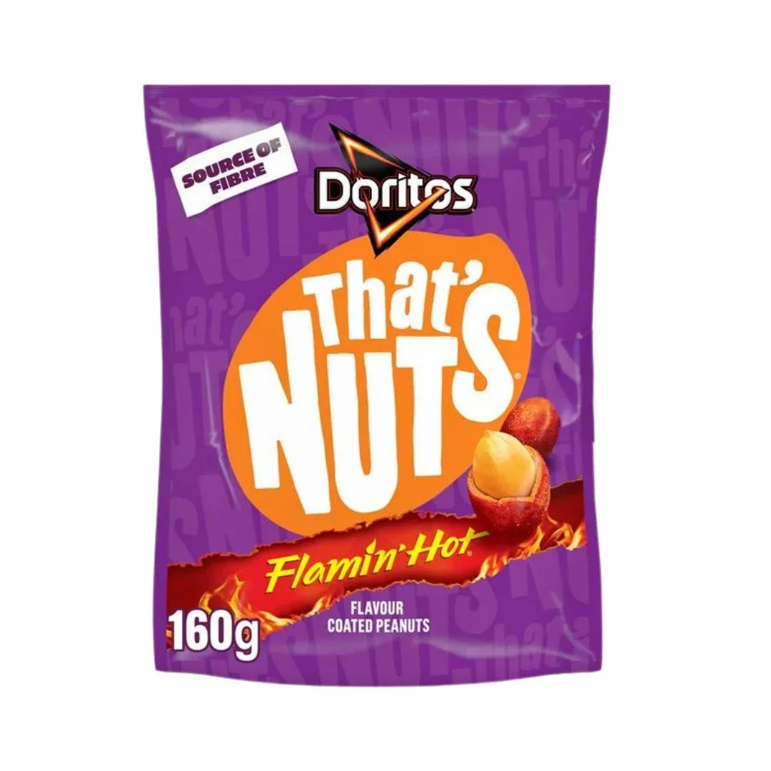 Doritos That's Nuts Flaming Hot 160g