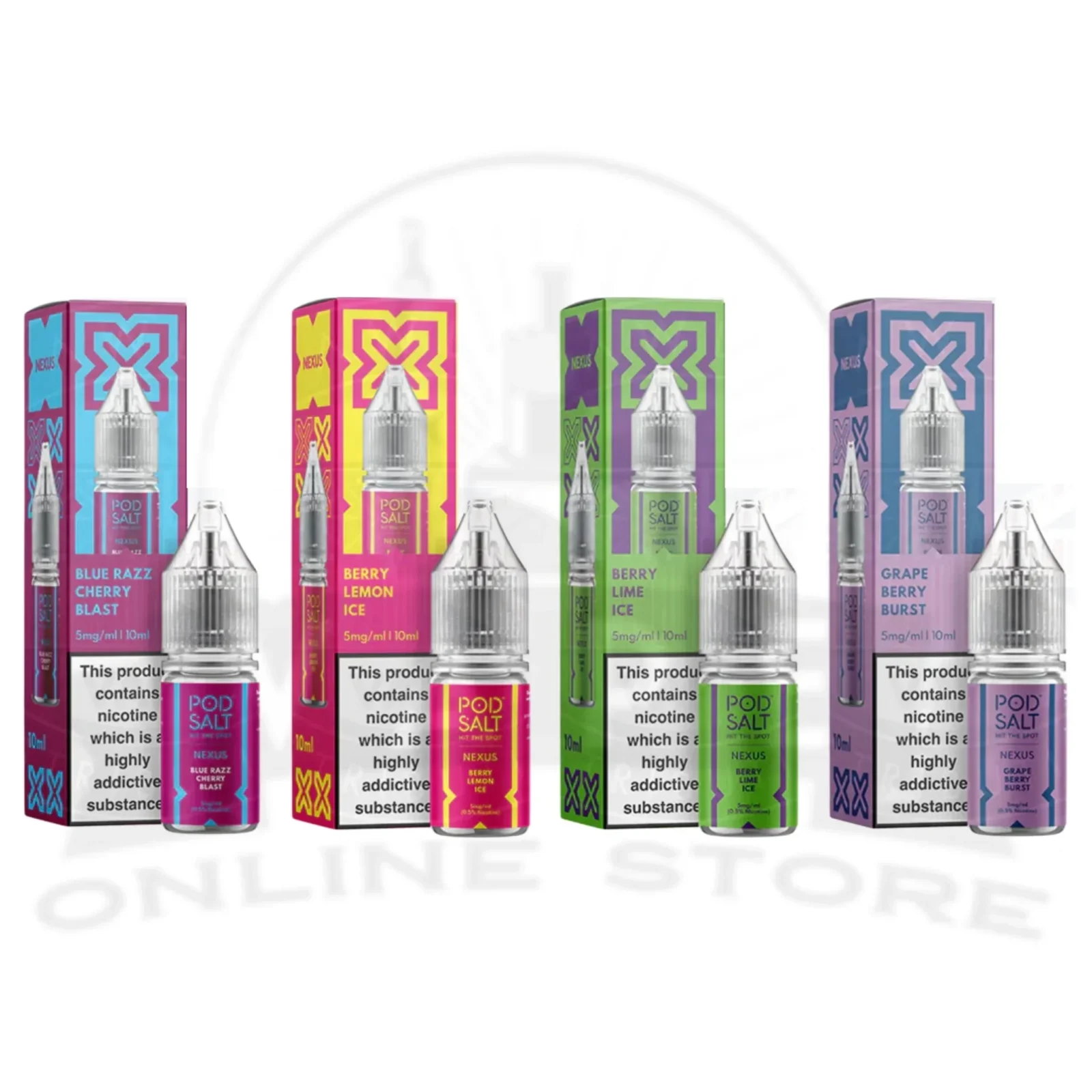 Nexus Pod Salts 5mg 10ml Nic Salts