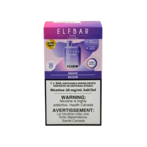 Elf Bar Prime 1800 Grape 2ml 20mg