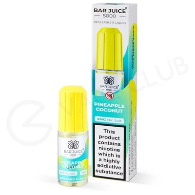 Pineapple Coconut Nic Salt E-Liquid by Bar Juice 5000