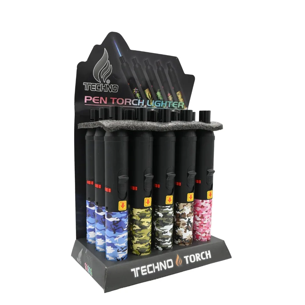 Techno Designer 7.25" Pen Torch Lighters - Image 2