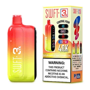 Swft 3TK 40000 Puffs Disposable Vape 40K Adjustable - Sour Apple Watermelon