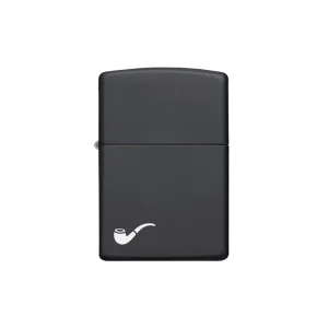 Zippo Lighter - Black Matte Pipe LT