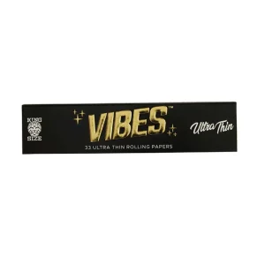 Vibes King Size Slim Papers No Tip - 33pk