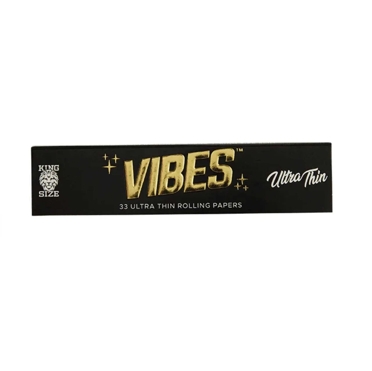 Vibes King Size Slim Papers No Tip - 33pk