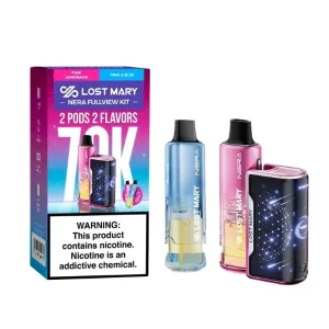 Pink Lemonade & Pink + Blue Lost Mary Nera Fullview 70K Kit
